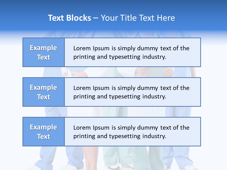 Happy Stethoscope White PowerPoint Template