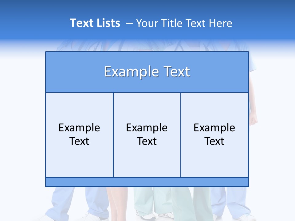 Happy Stethoscope White PowerPoint Template