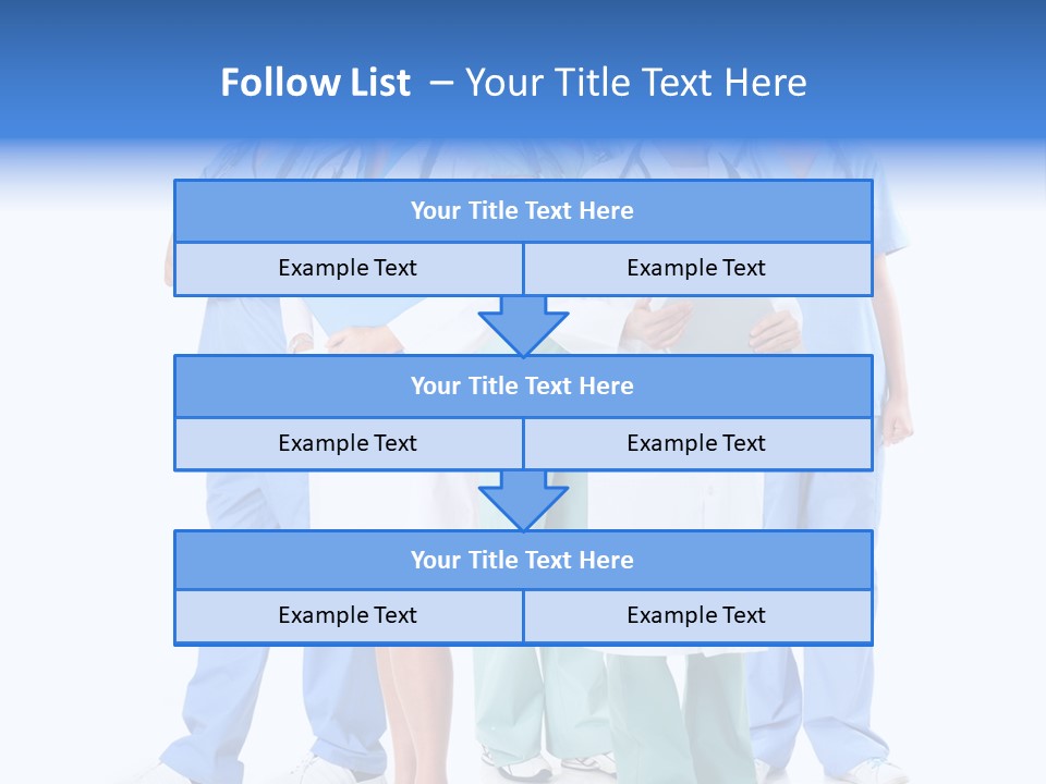 Happy Stethoscope White PowerPoint Template