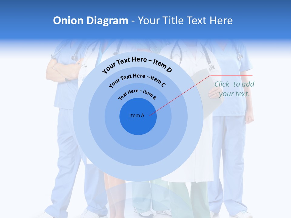 Happy Stethoscope White PowerPoint Template