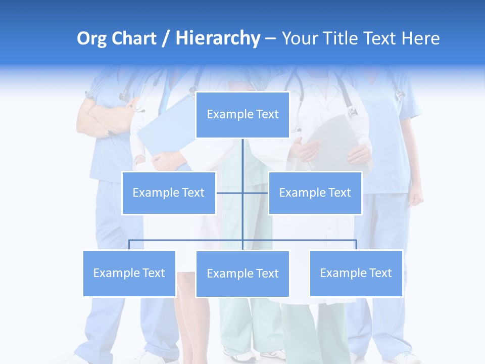 Happy Stethoscope White PowerPoint Template