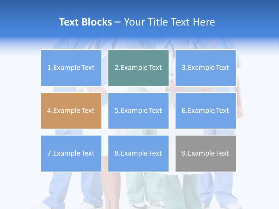Happy Stethoscope White PowerPoint Template