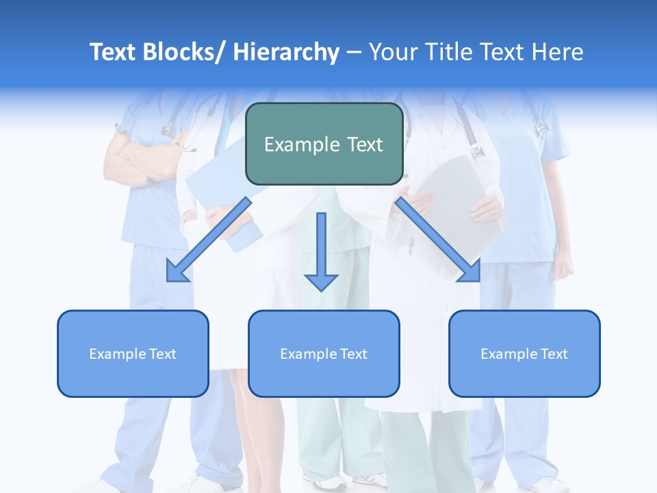 Happy Stethoscope White PowerPoint Template