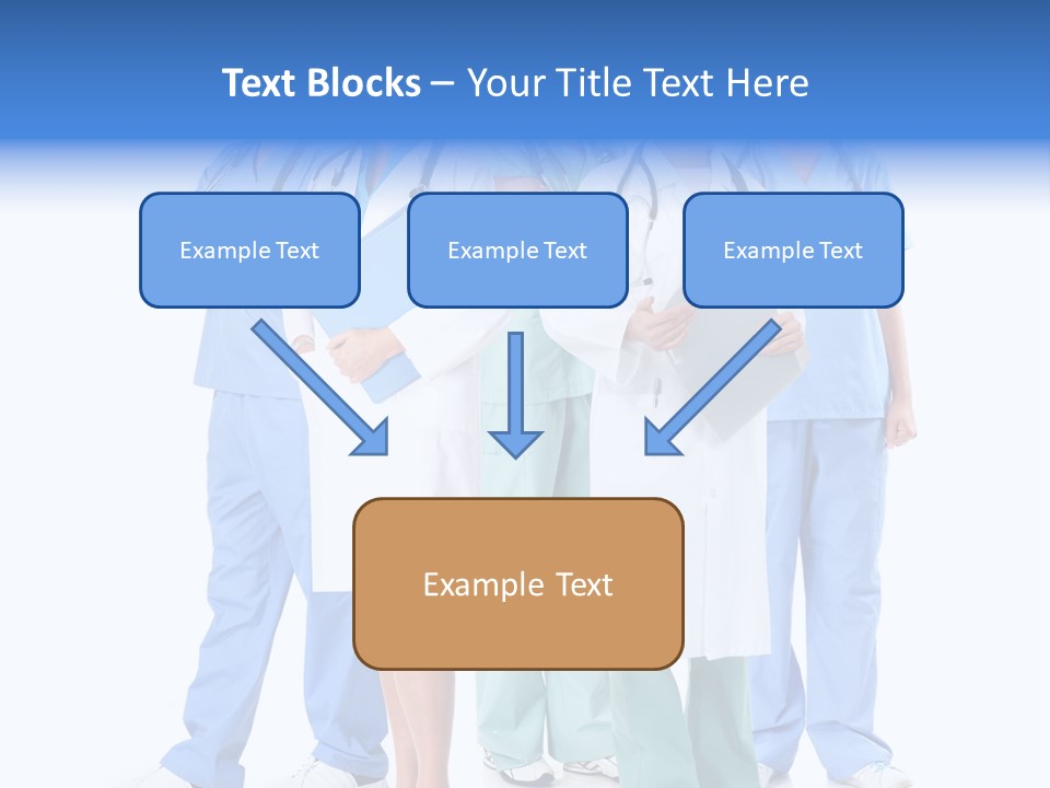 Happy Stethoscope White PowerPoint Template