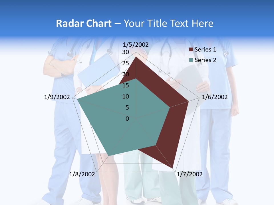 Happy Stethoscope White PowerPoint Template