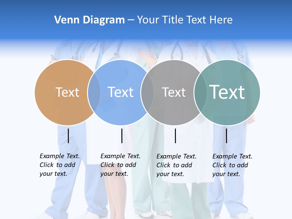 Happy Stethoscope White PowerPoint Template