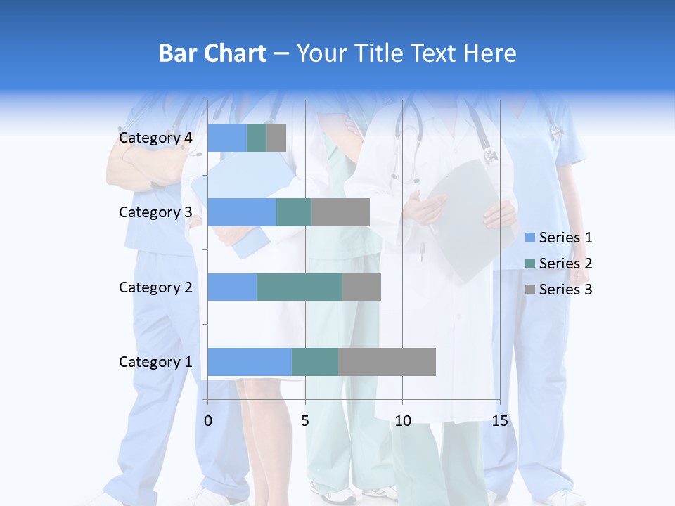 Happy Stethoscope White PowerPoint Template