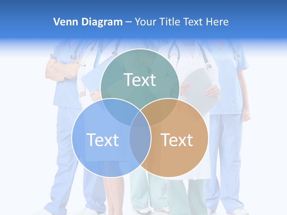 Happy Stethoscope White PowerPoint Template