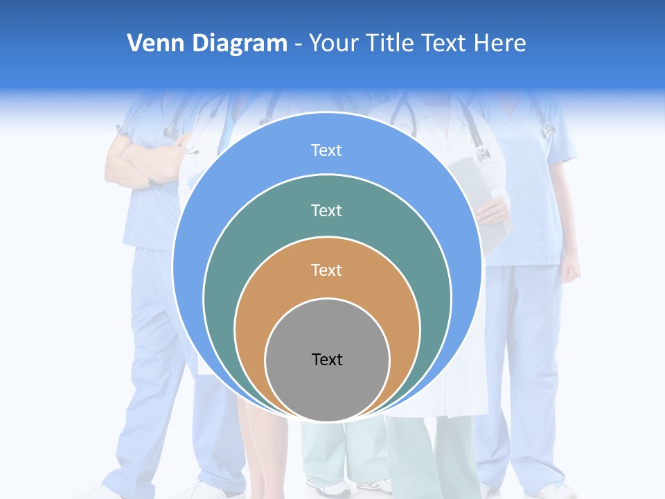 Happy Stethoscope White PowerPoint Template