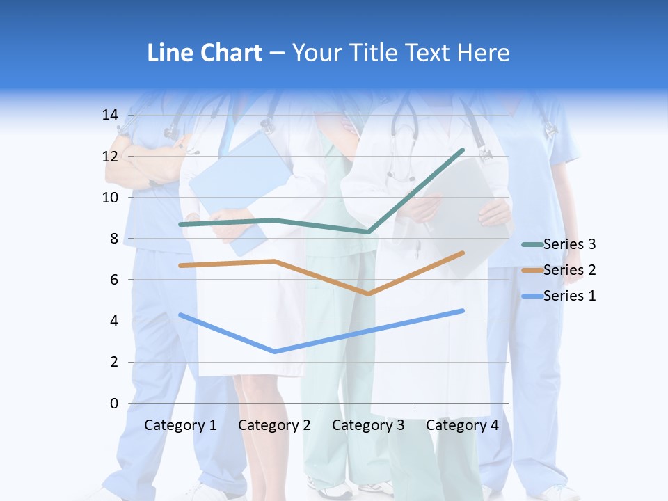 Happy Stethoscope White PowerPoint Template