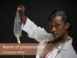 Intravenous Hospital Vaccination PowerPoint Template