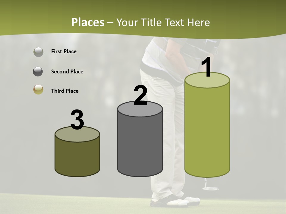 Play Outside Golfing PowerPoint Template