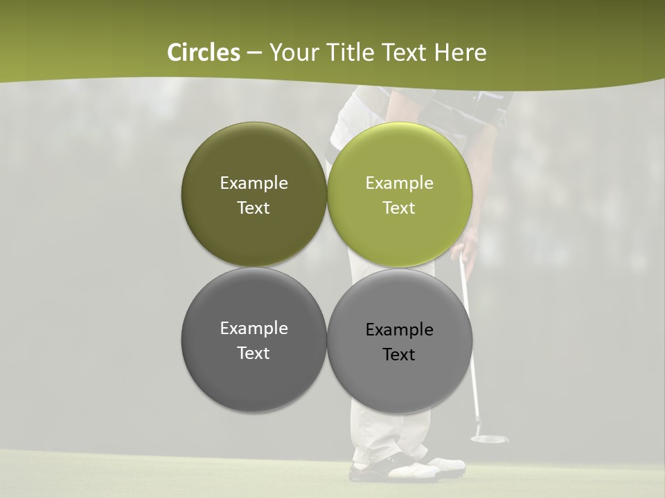 Play Outside Golfing PowerPoint Template