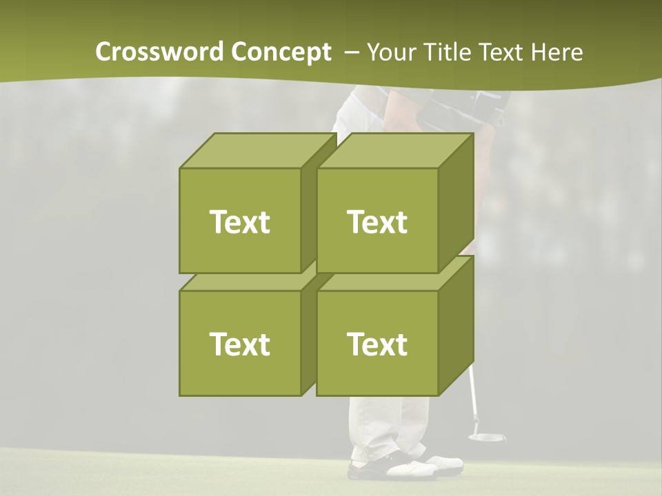 Play Outside Golfing PowerPoint Template