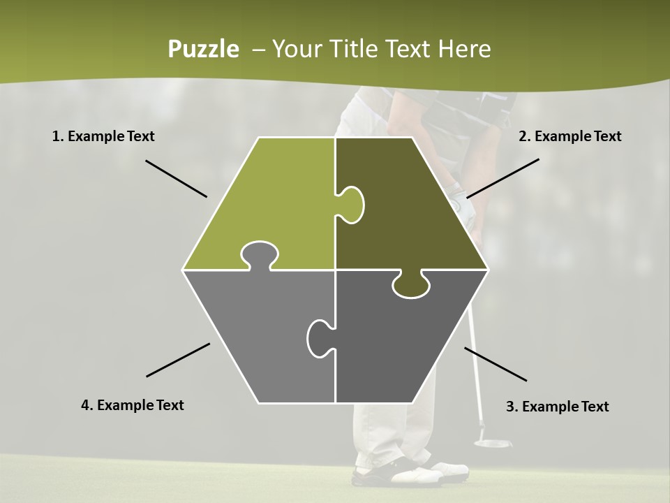 Play Outside Golfing PowerPoint Template