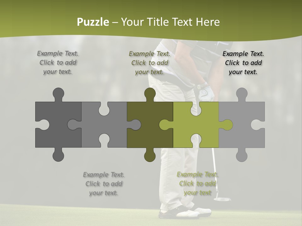 Play Outside Golfing PowerPoint Template