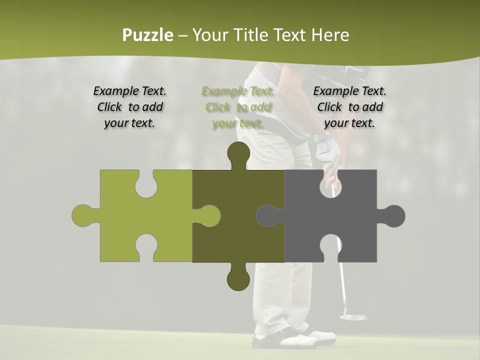 Play Outside Golfing PowerPoint Template
