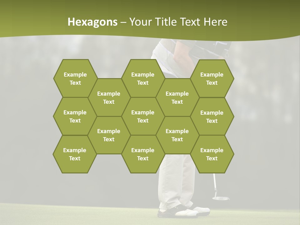 Play Outside Golfing PowerPoint Template