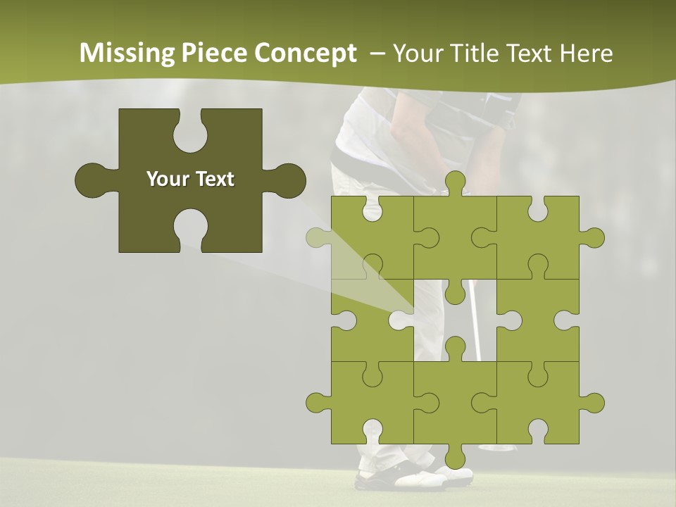 Play Outside Golfing PowerPoint Template
