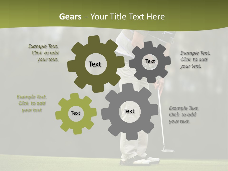 Play Outside Golfing PowerPoint Template