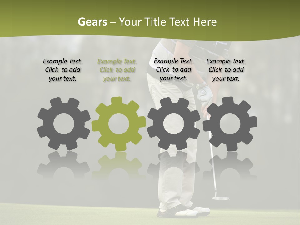 Play Outside Golfing PowerPoint Template