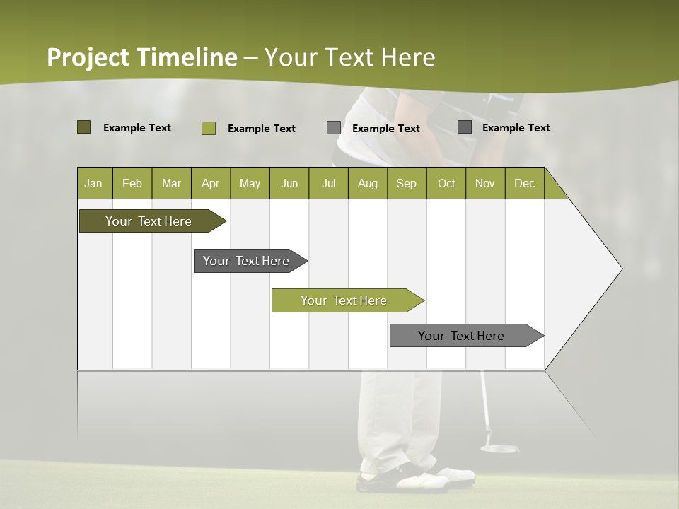 Play Outside Golfing PowerPoint Template