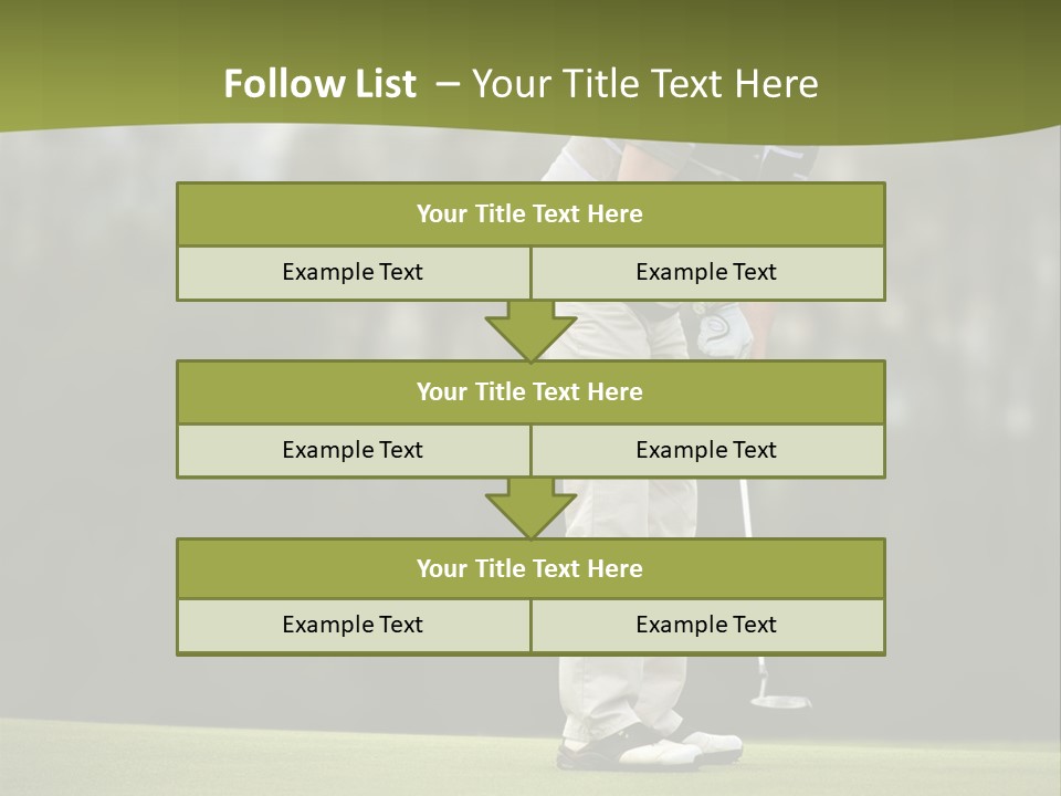 Play Outside Golfing PowerPoint Template