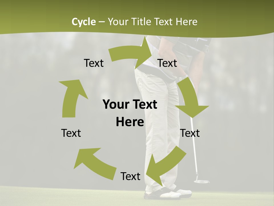 Play Outside Golfing PowerPoint Template