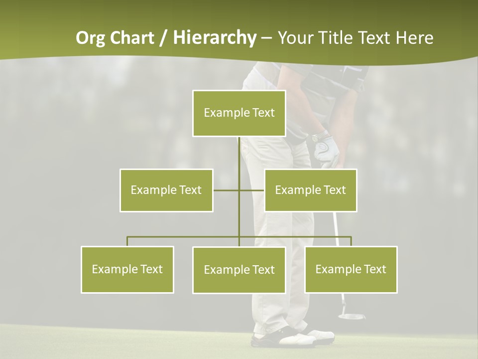 Play Outside Golfing PowerPoint Template