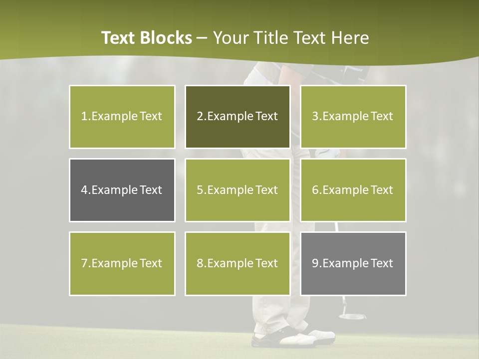 Play Outside Golfing PowerPoint Template