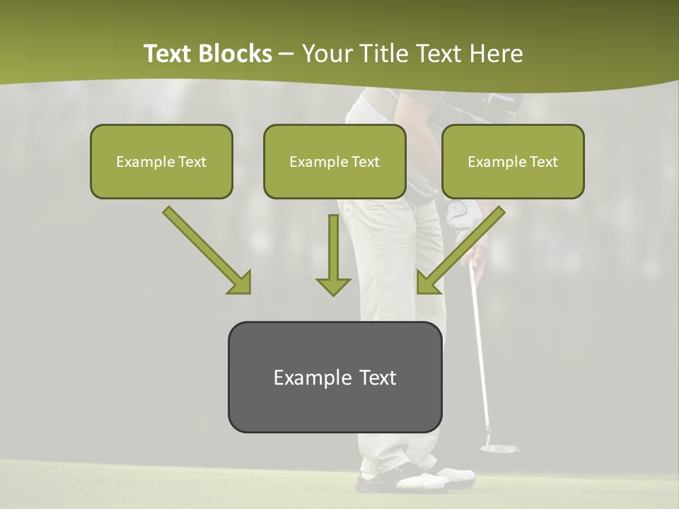Play Outside Golfing PowerPoint Template