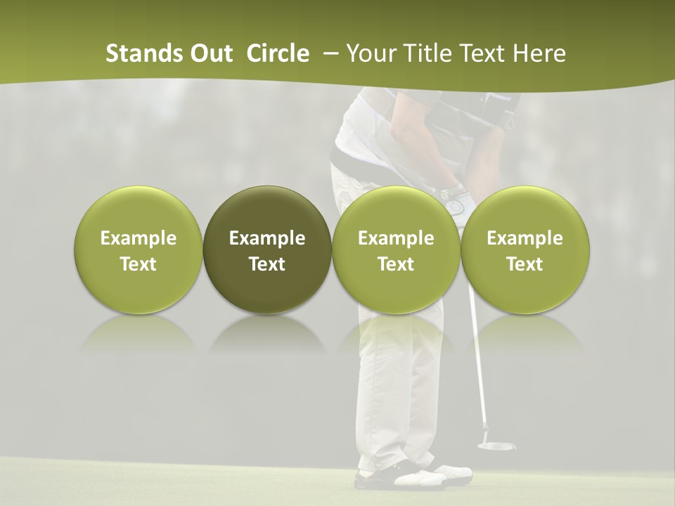 Play Outside Golfing PowerPoint Template