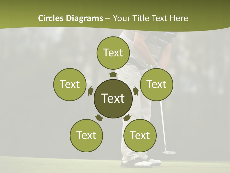 Play Outside Golfing PowerPoint Template