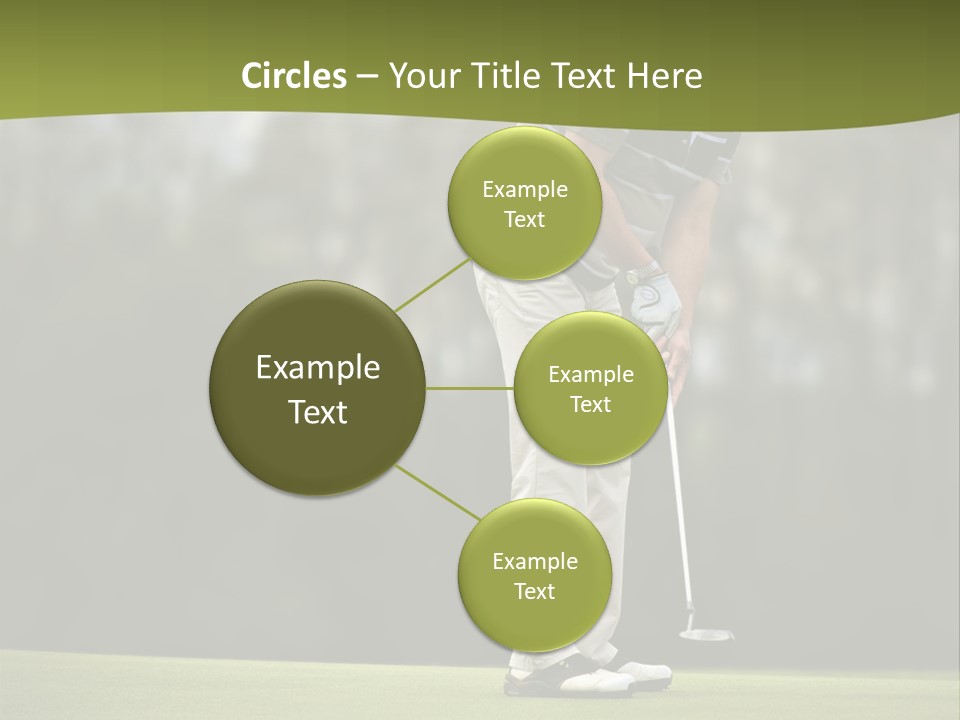 Play Outside Golfing PowerPoint Template