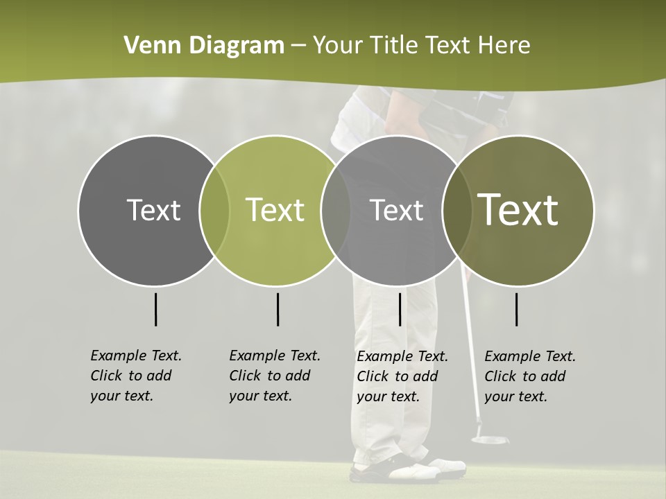 Play Outside Golfing PowerPoint Template