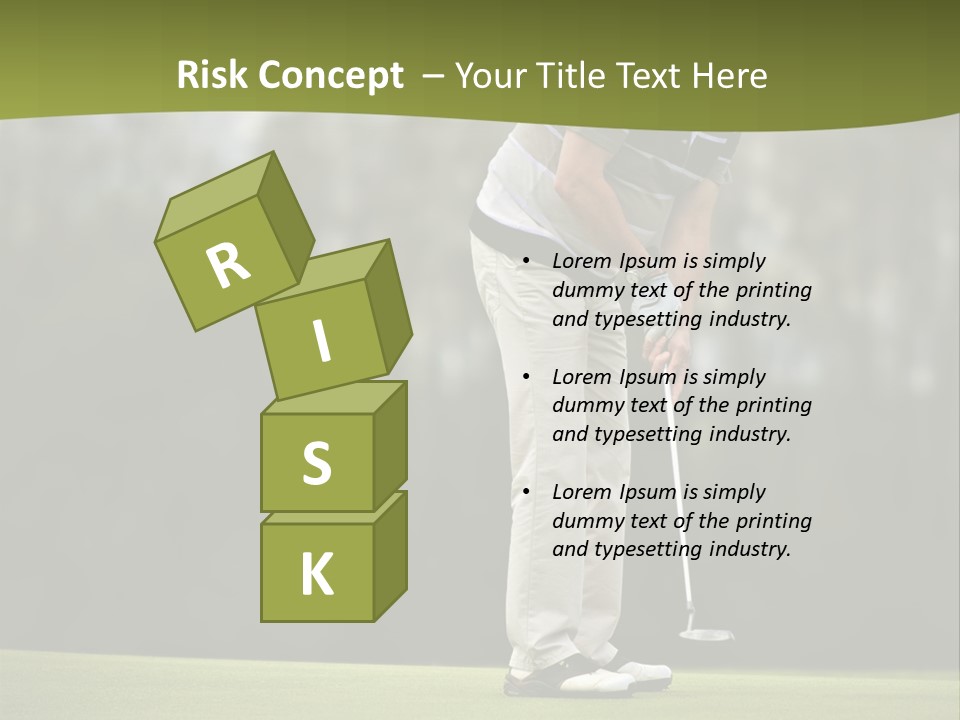 Play Outside Golfing PowerPoint Template