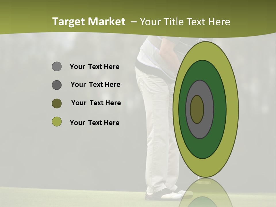Play Outside Golfing PowerPoint Template