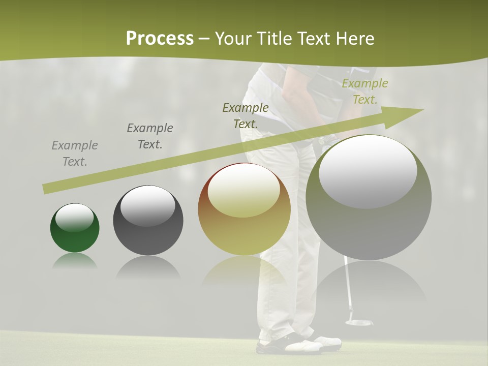 Play Outside Golfing PowerPoint Template