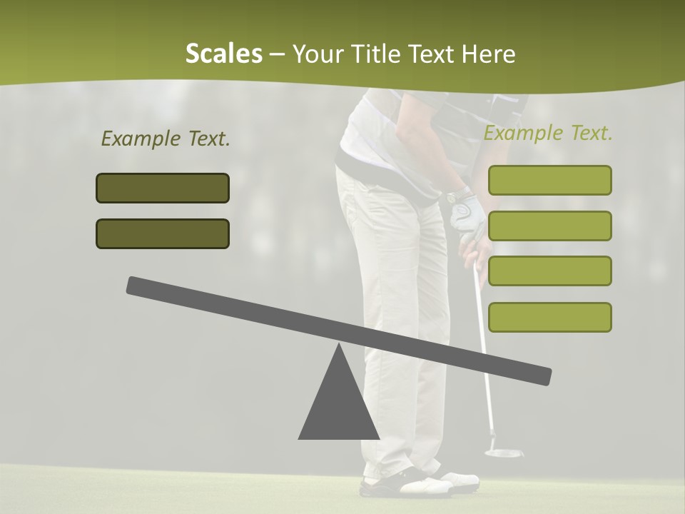 Play Outside Golfing PowerPoint Template