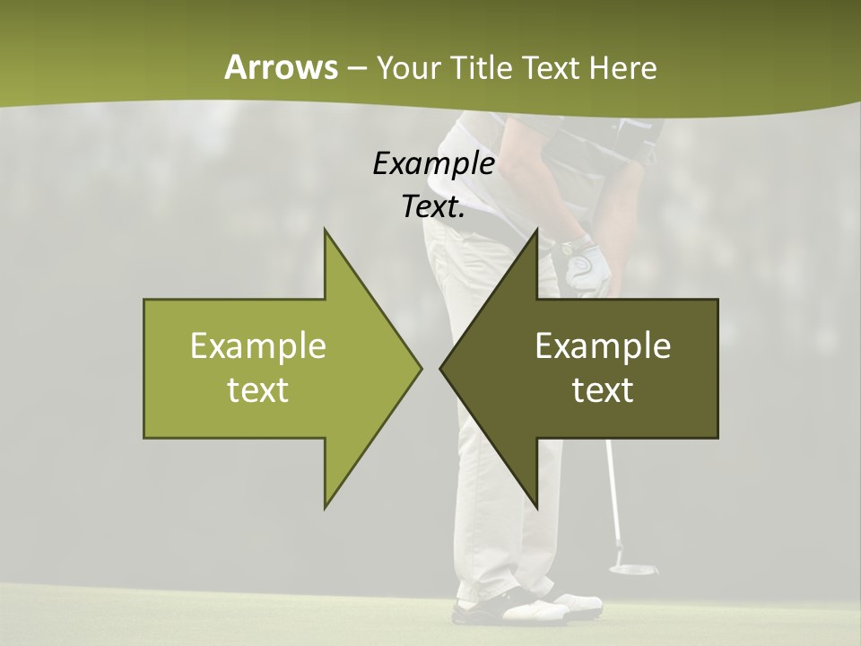 Play Outside Golfing PowerPoint Template