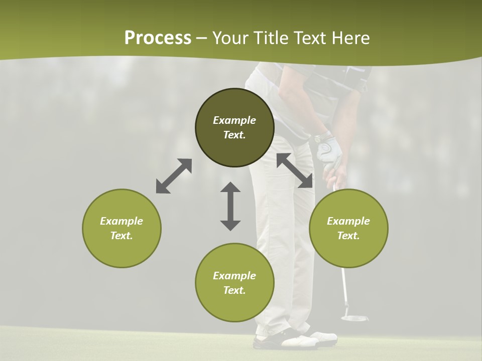 Play Outside Golfing PowerPoint Template