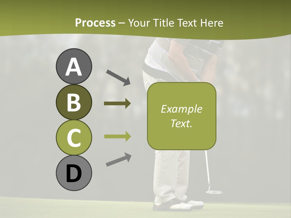 Play Outside Golfing PowerPoint Template