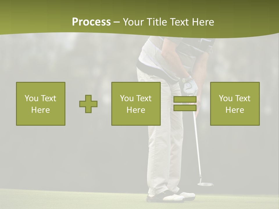 Play Outside Golfing PowerPoint Template