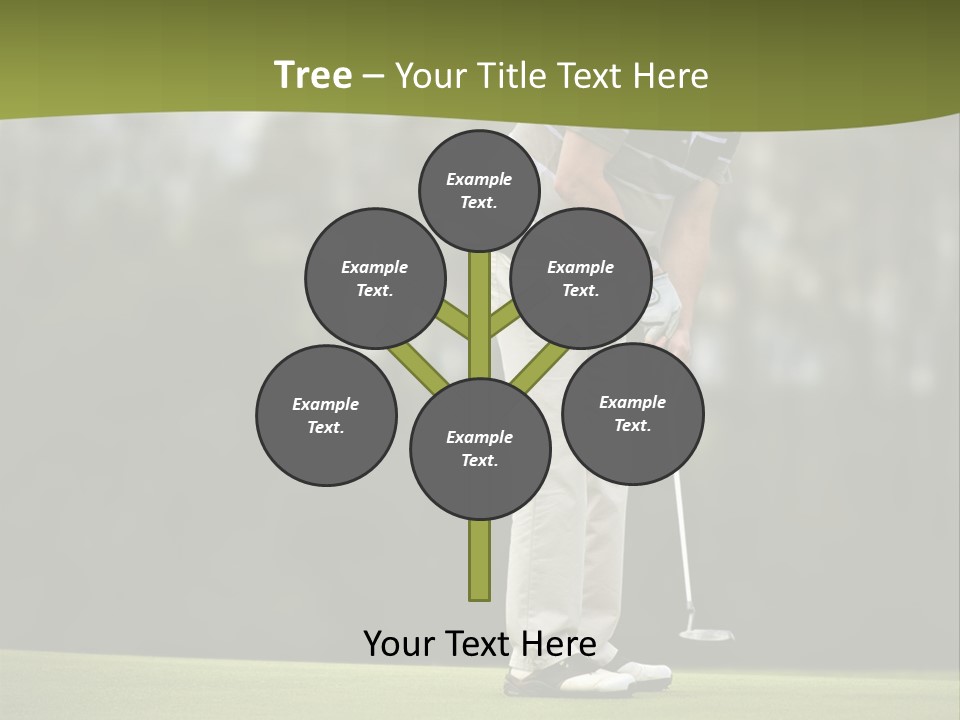 Play Outside Golfing PowerPoint Template