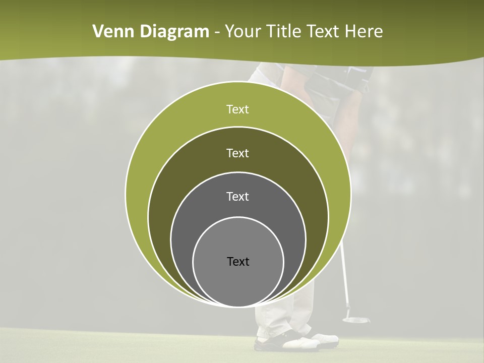 Play Outside Golfing PowerPoint Template