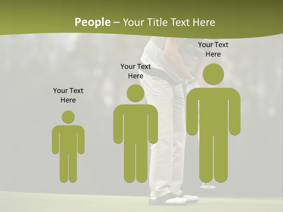 Play Outside Golfing PowerPoint Template