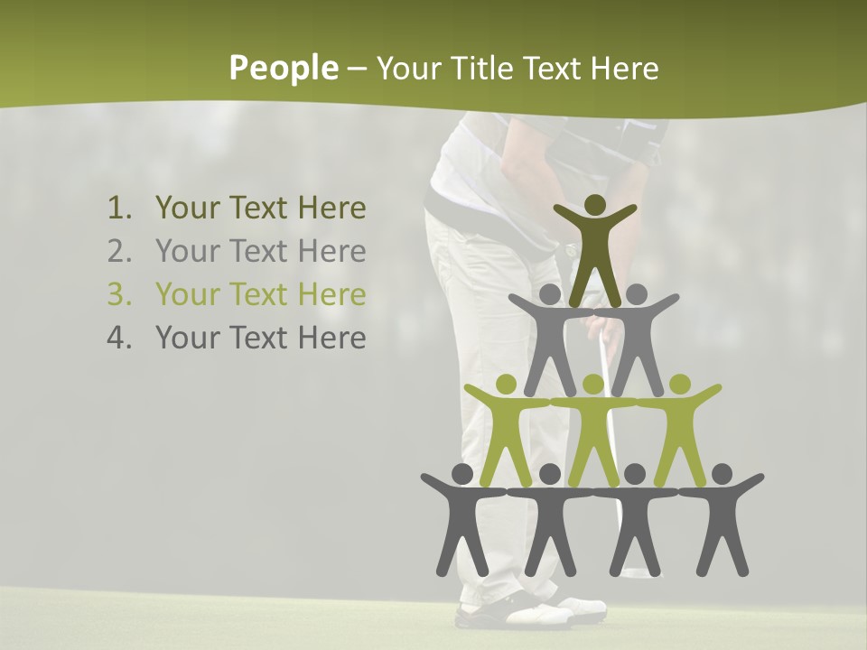 Play Outside Golfing PowerPoint Template