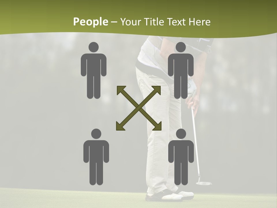 Play Outside Golfing PowerPoint Template