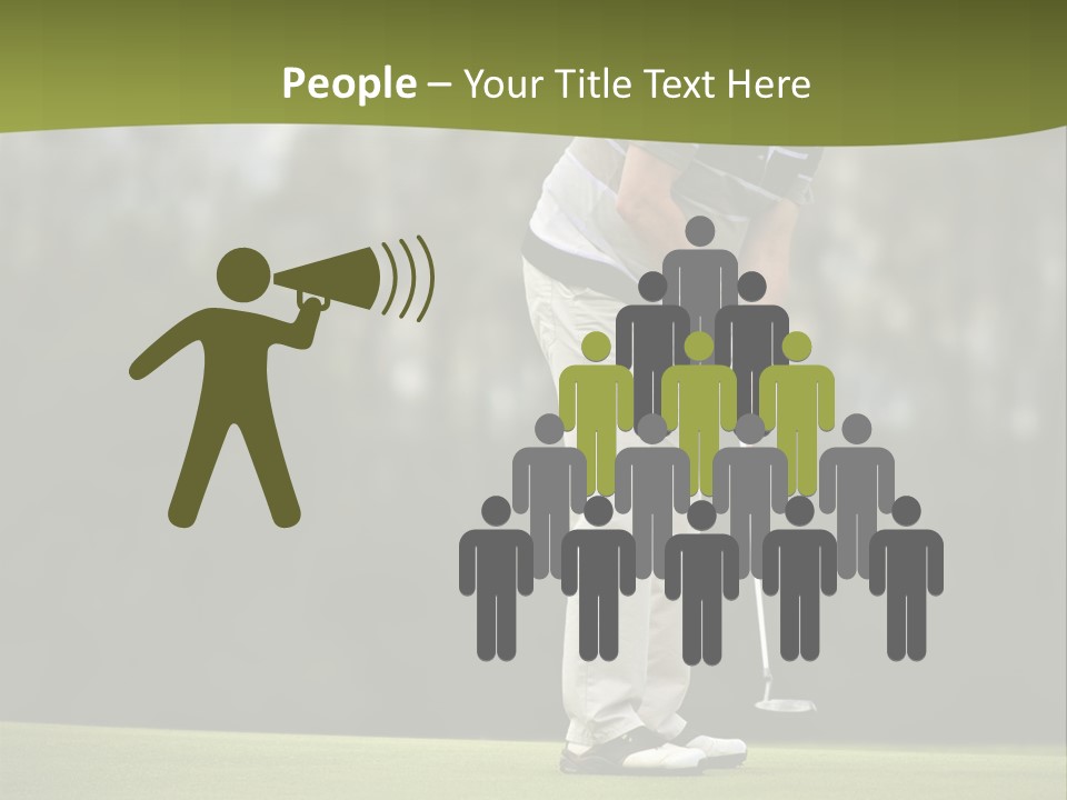 Play Outside Golfing PowerPoint Template