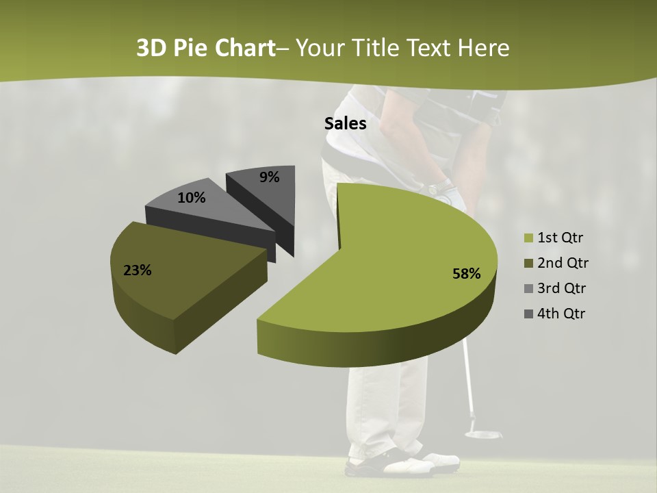 Play Outside Golfing PowerPoint Template